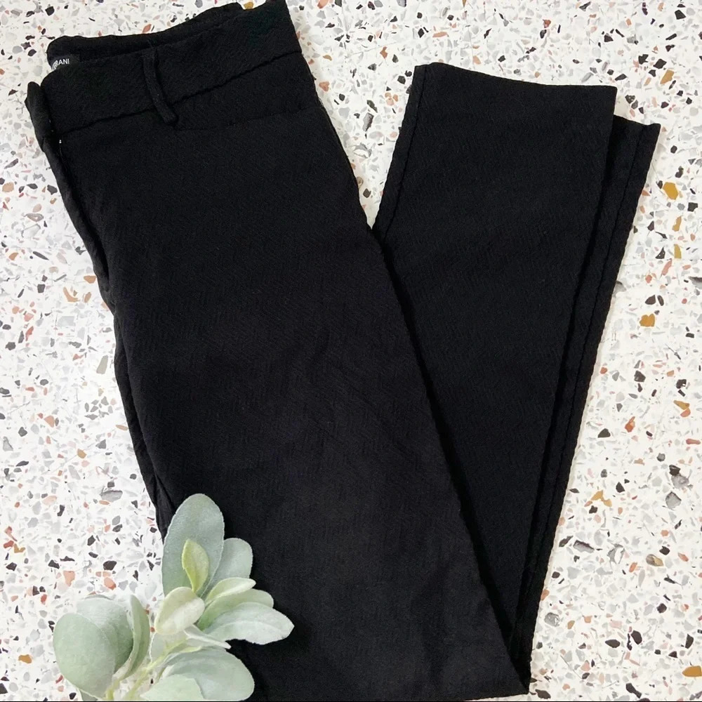 Textured Straight Leg Pants Womens Patterned Size 6 Trouser Work MARIO SERRANI